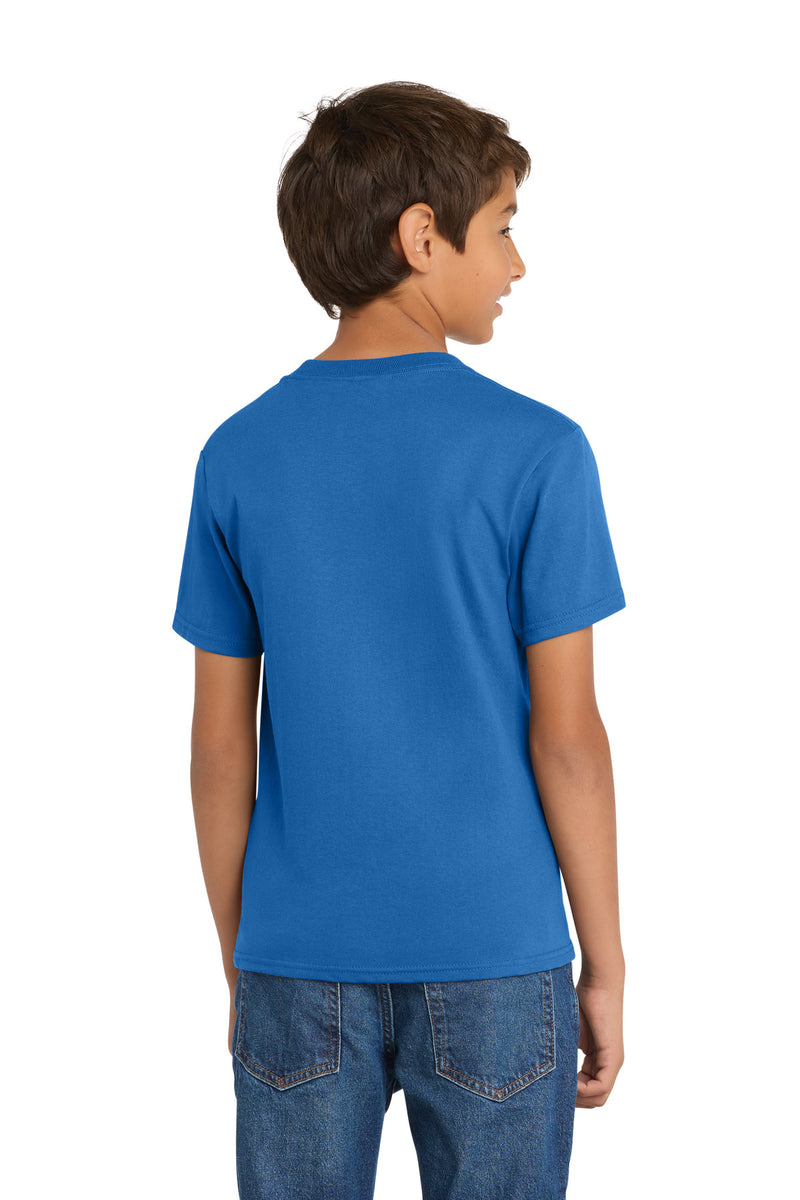 Port & Co Youth Core Cotton Tee - Royal