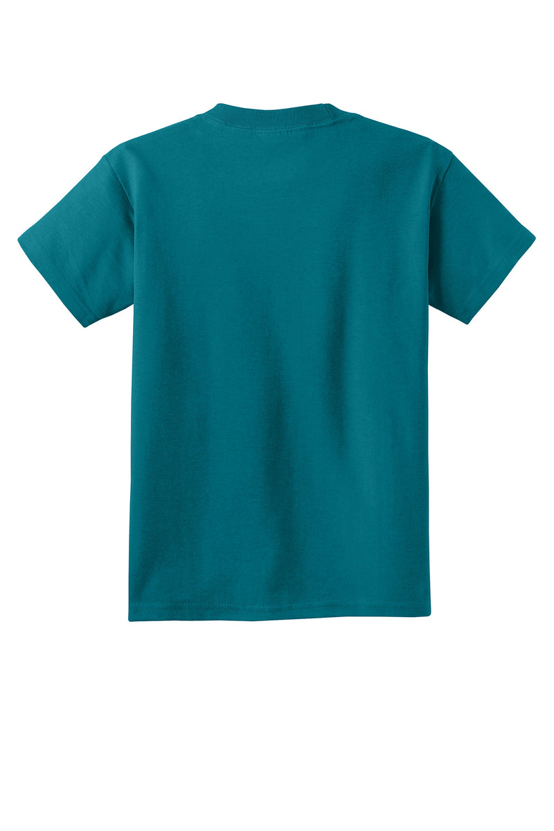 Port & Co Youth Core Cotton Tee - Teal