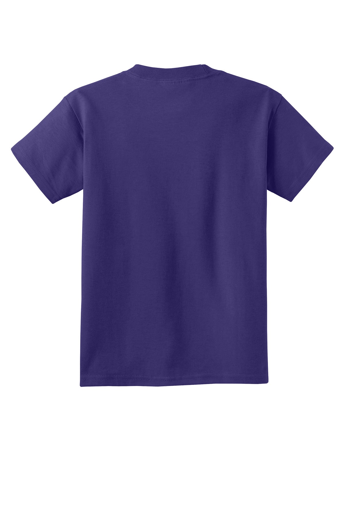 Port & Co Youth Core Cotton Tee - Team Purple