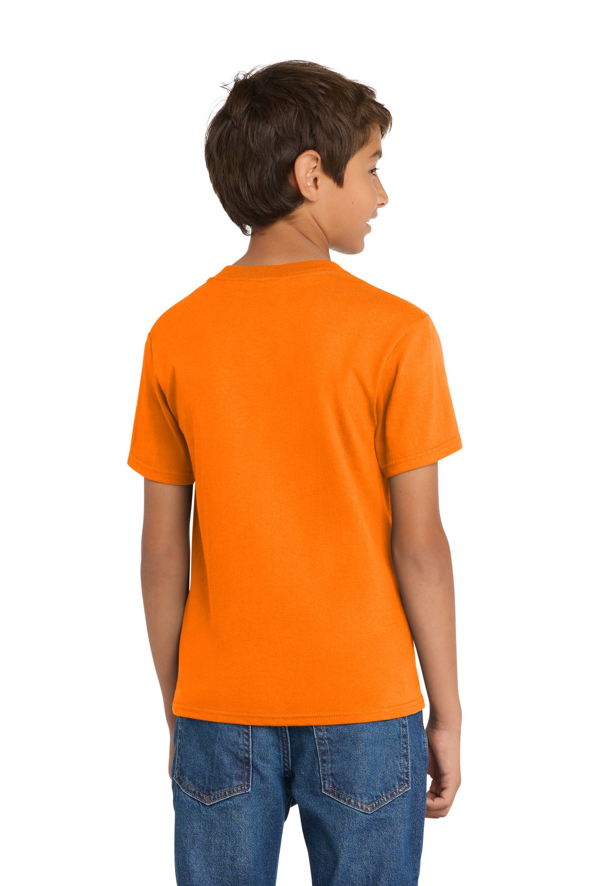 Port & Co Youth Core Cotton Tee - Tennessee Orange