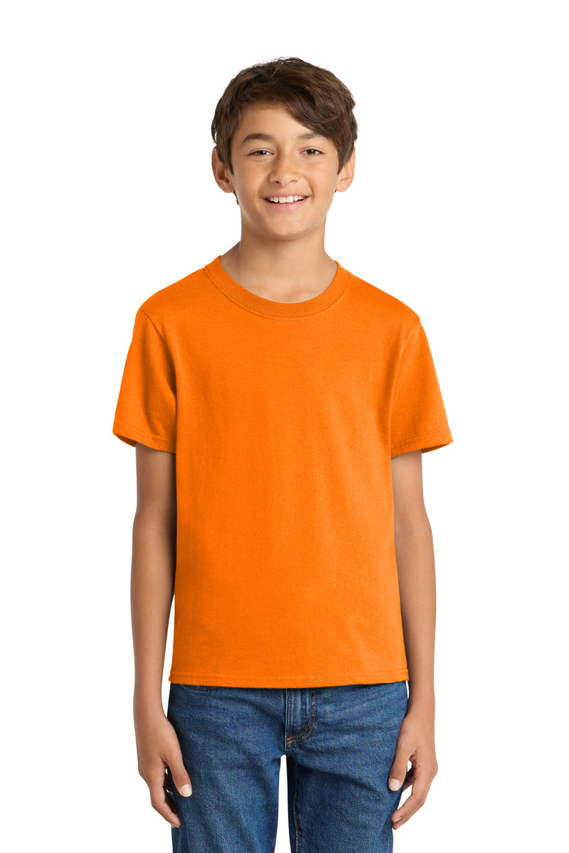Port & Co Youth Core Cotton Tee - Tennessee Orange