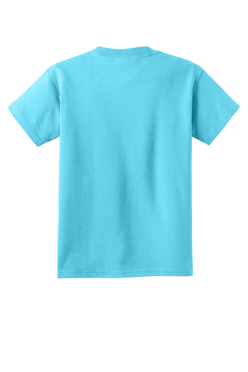 Port & Co Youth Core Cotton Tee - Tidal Wave