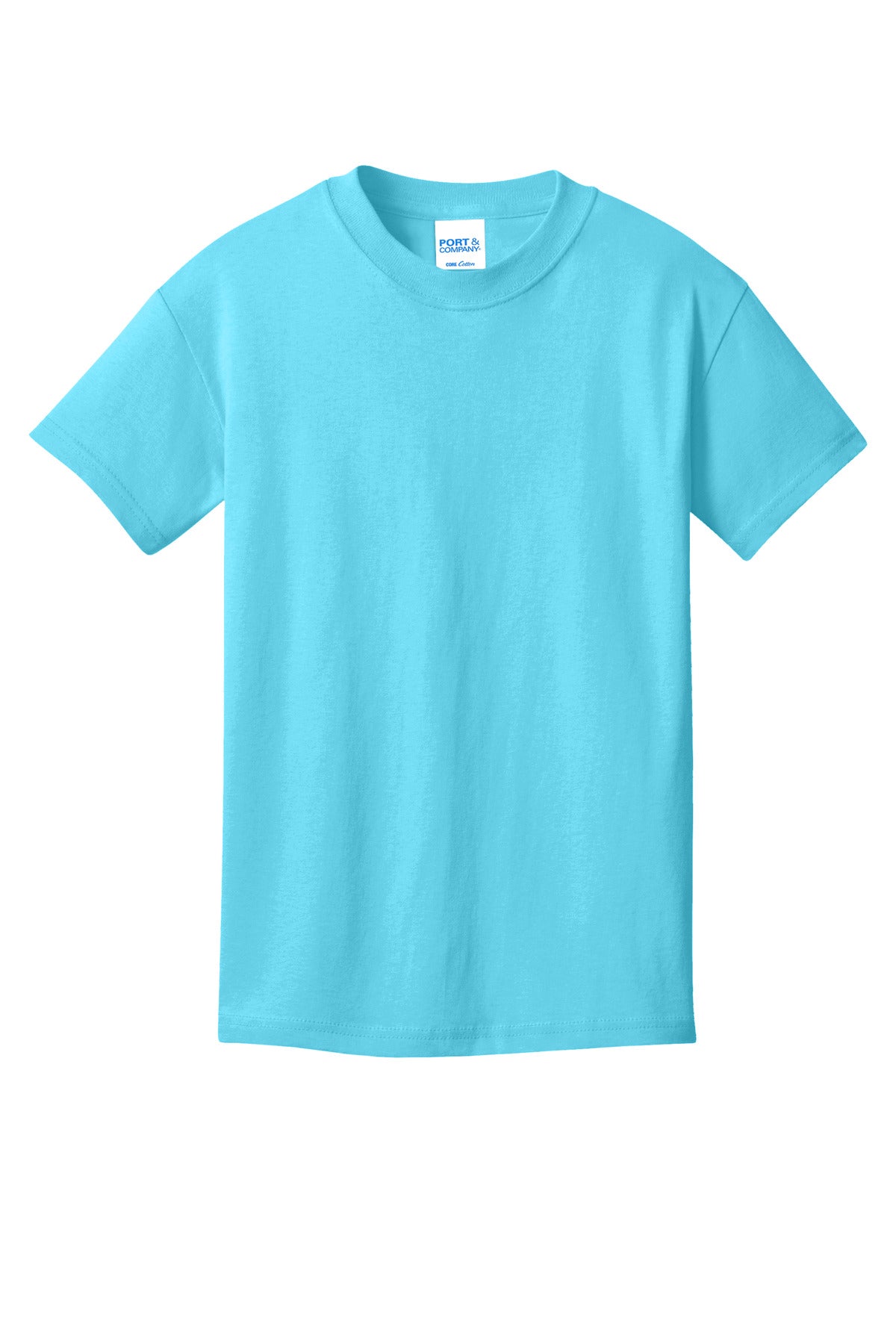 Port & Co Youth Core Cotton Tee - Tidal Wave