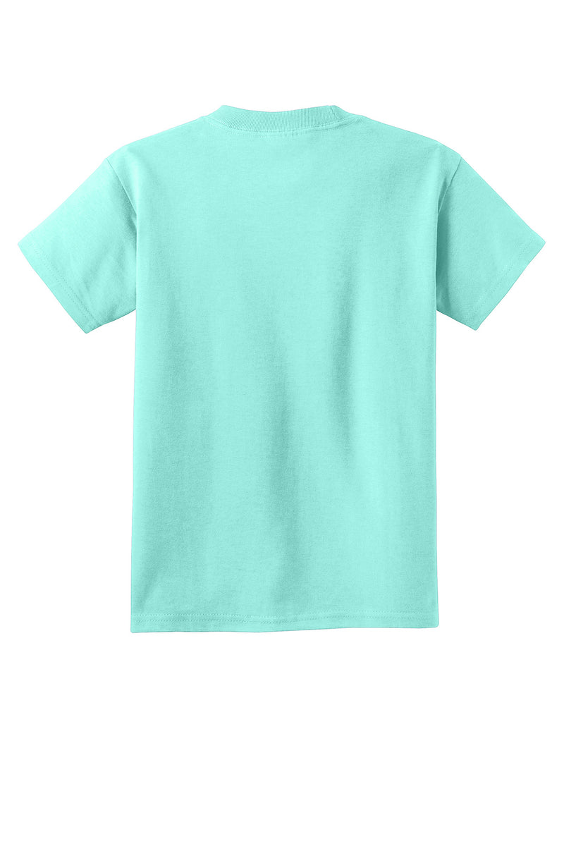 Port & Co Youth Core Cotton Tee - True Celadon