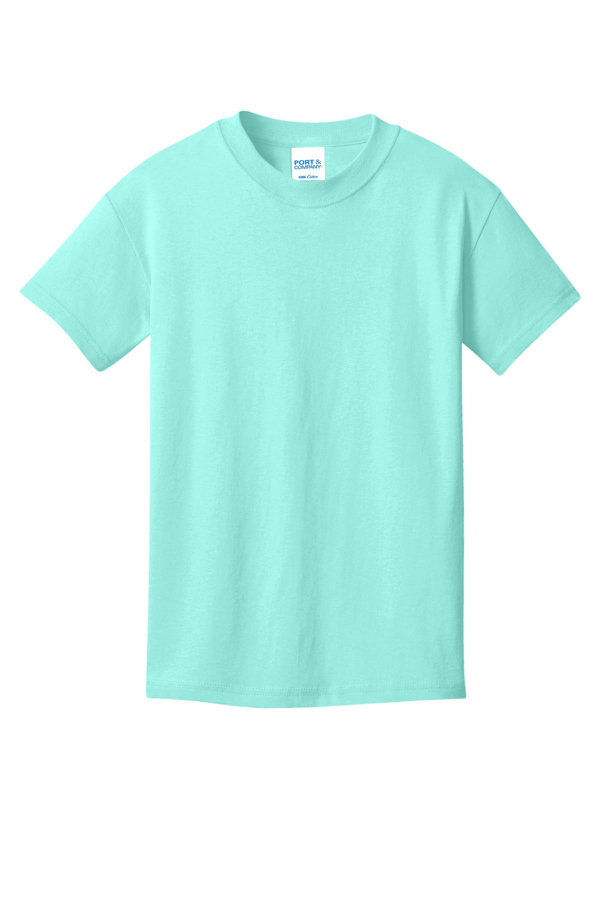 Port & Co Youth Core Cotton Tee - True Celadon