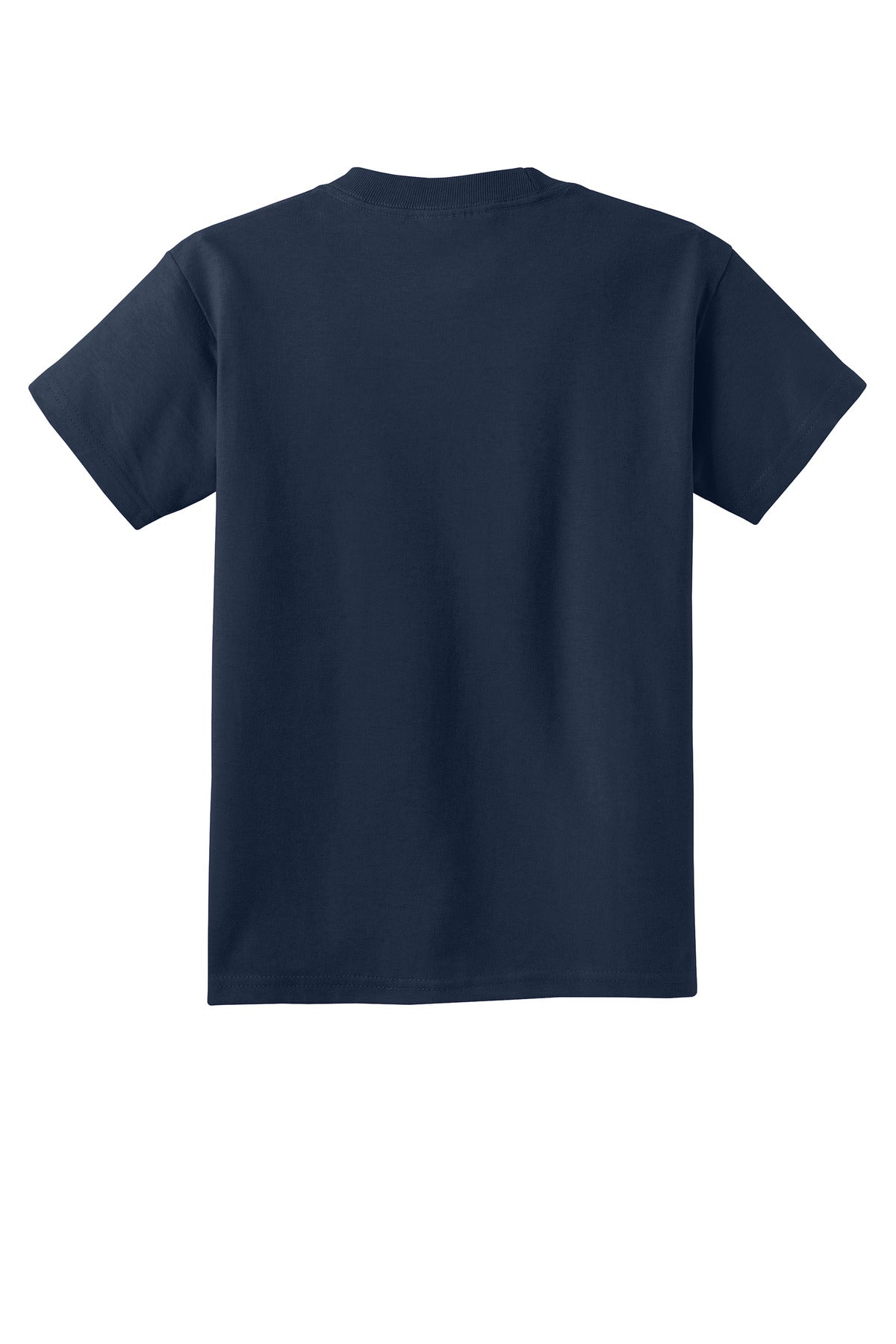 Port & Co Youth Core Cotton Tee - True Navy