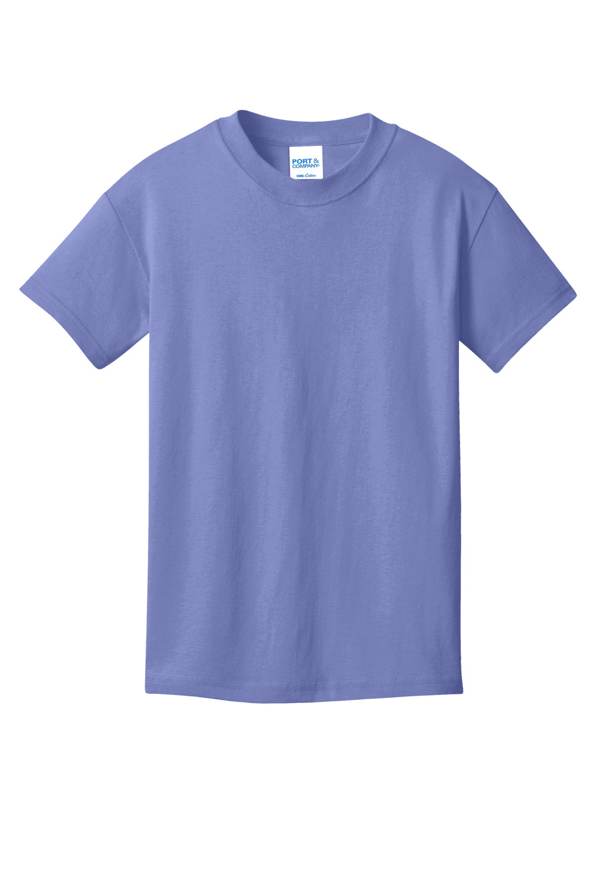 Port & Co Youth Core Cotton Tee - Violet