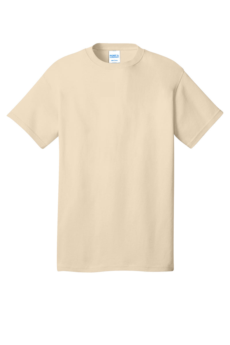 Port & Co Core Cotton Tee - Creme