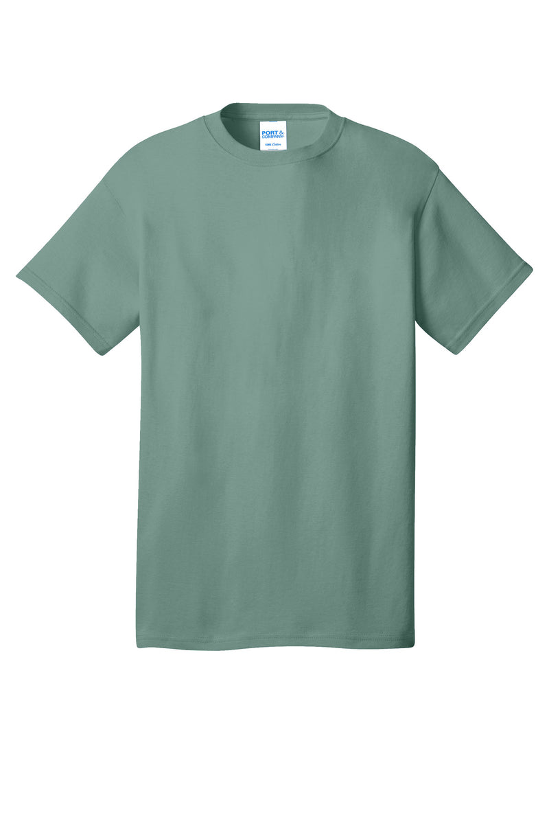 Port & Co Core Cotton Tee - Laurel Green