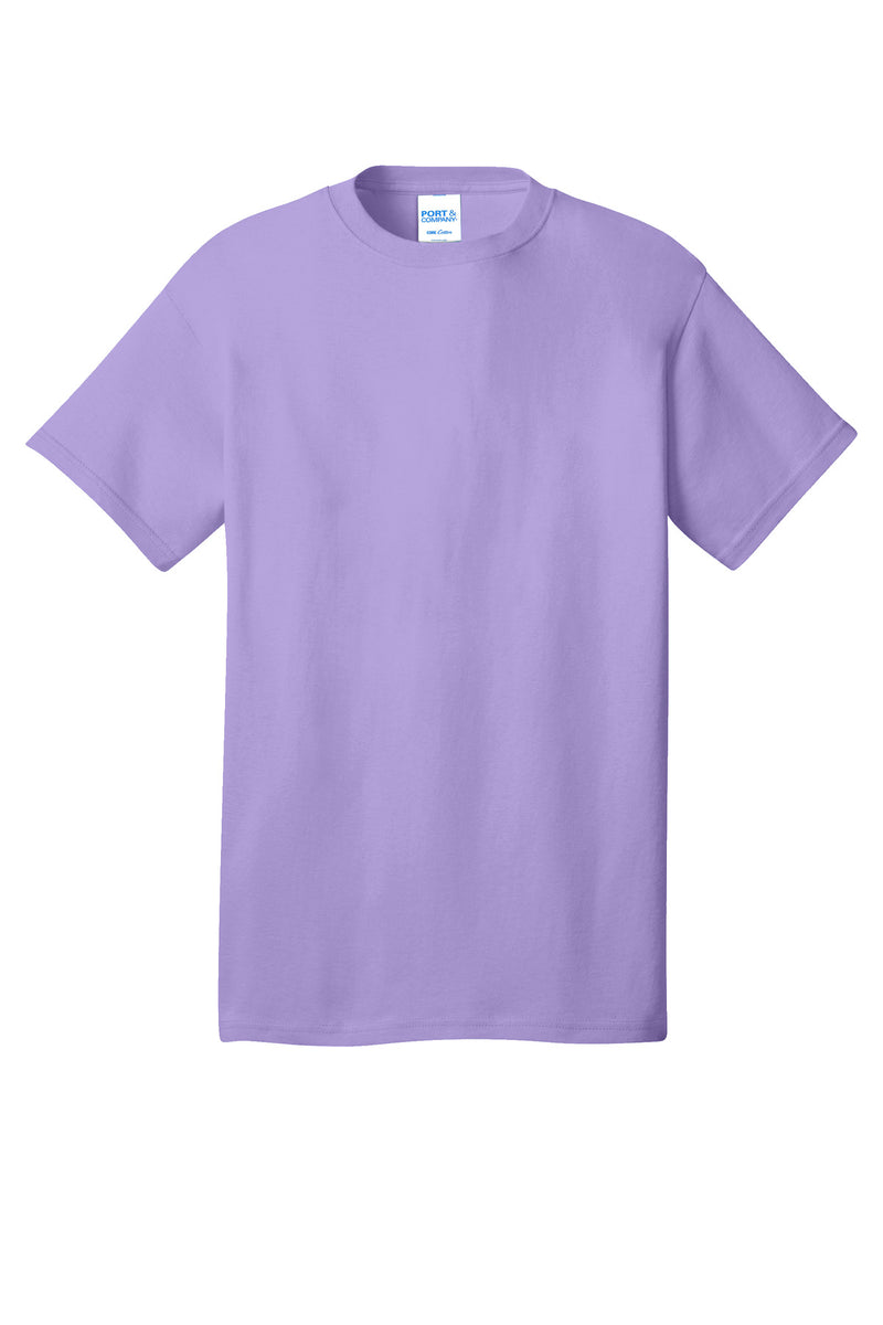Port & Co Core Cotton Tee - Lavender