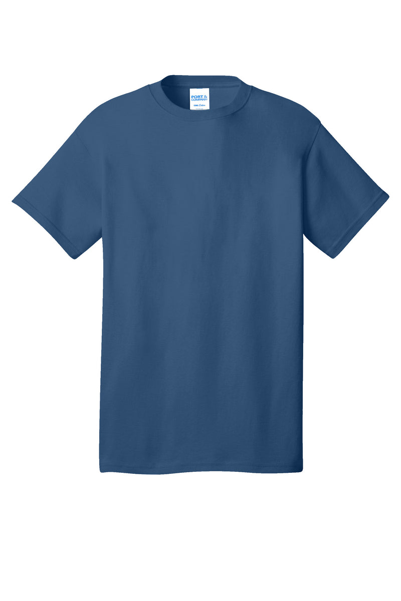 Port & Co Core Cotton Tee - Neptune Blue