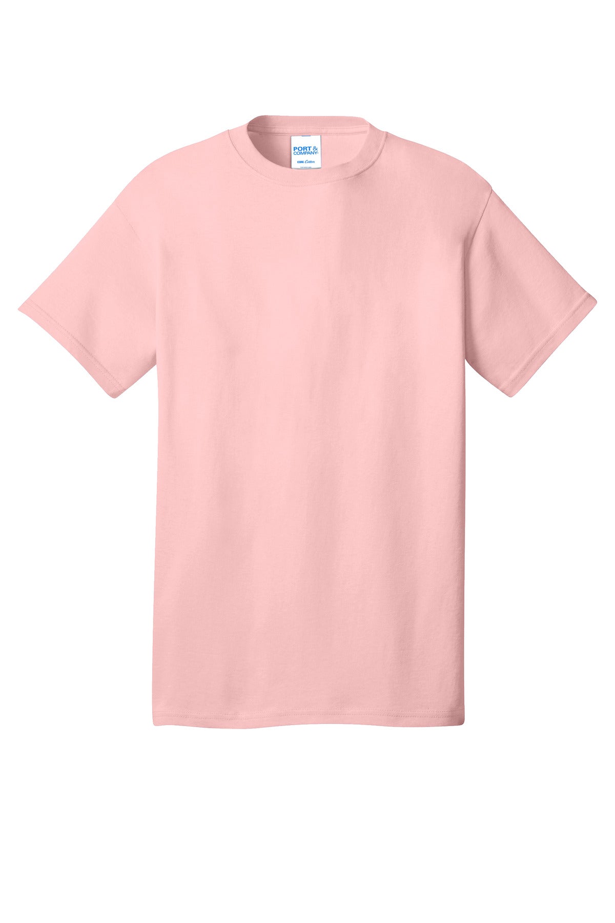 Port & Co Core Cotton Tee - Pale Blush