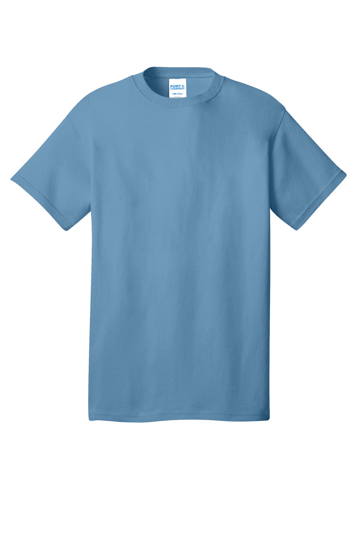 Port & Co Core Cotton Tee - Tundra Blue