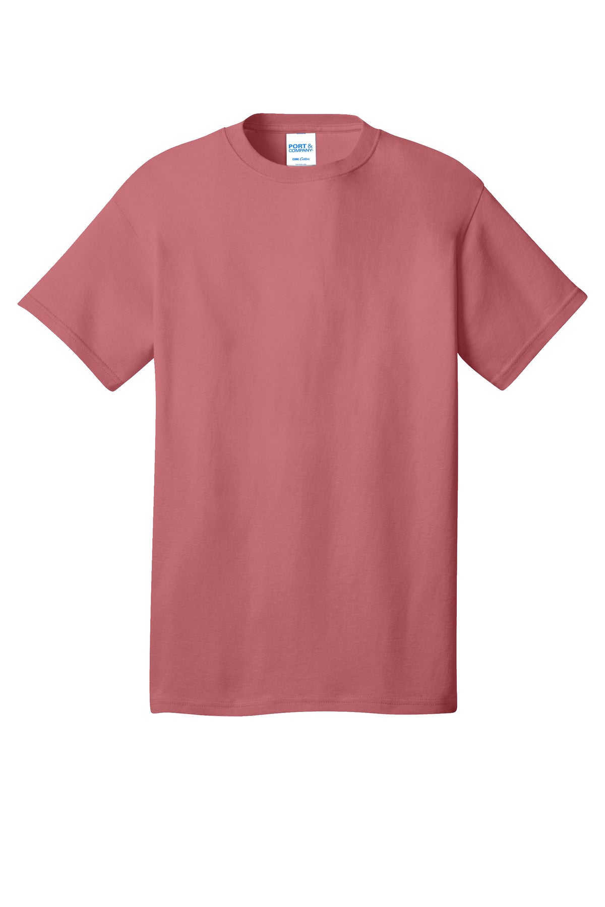 Port & Co Core Cotton Tee - Zinnia