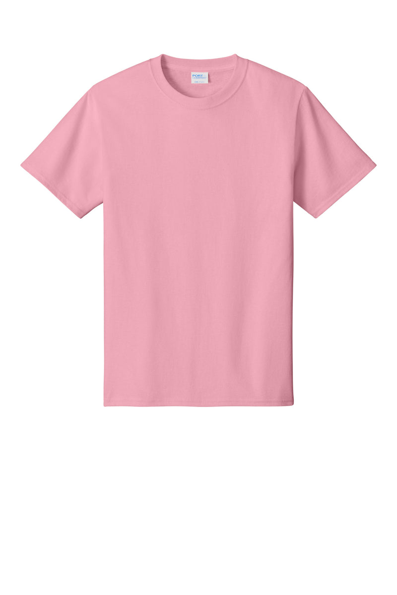 Port & Co Core Cotton Tee - Candy Pink