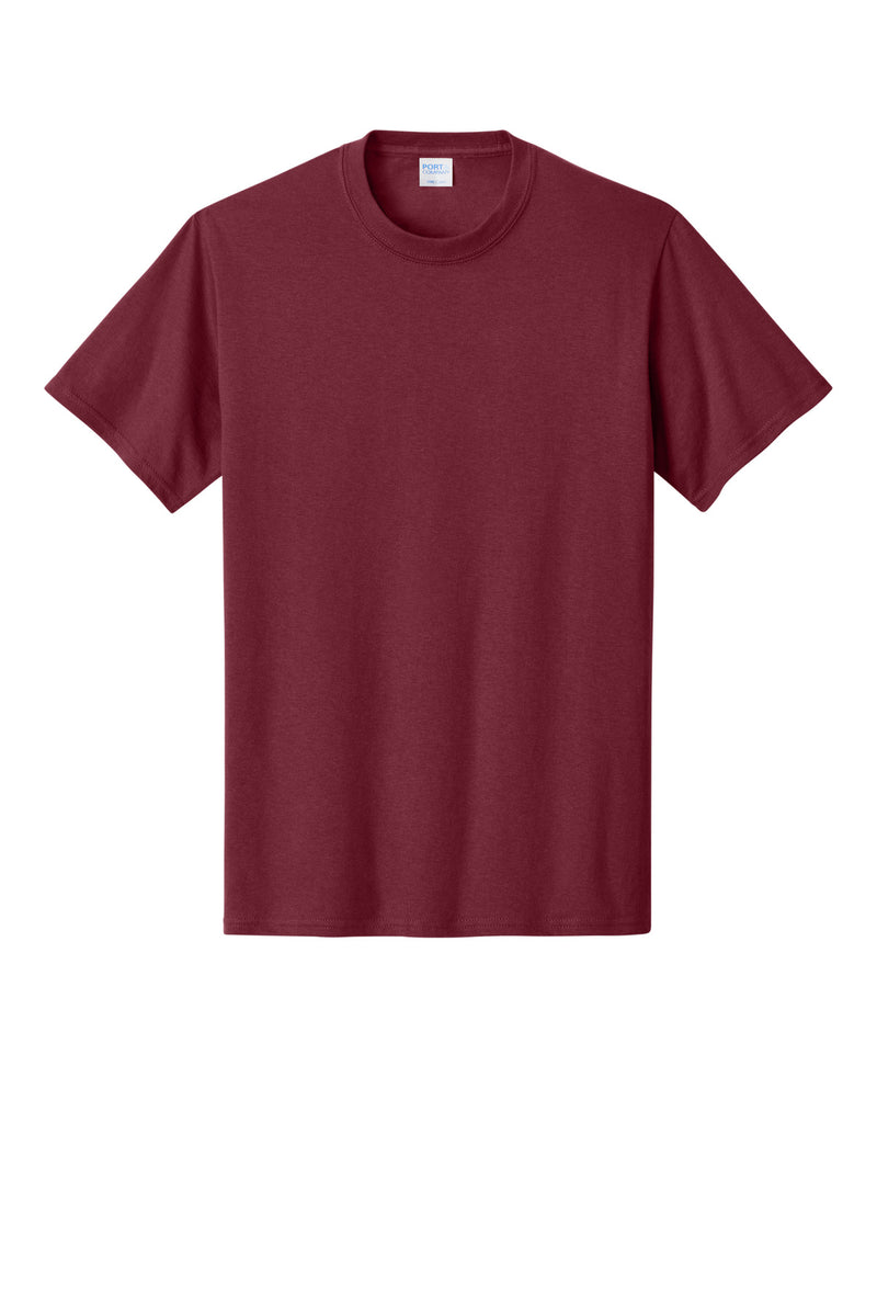 Port & Co Core Cotton Tee - Cardinal
