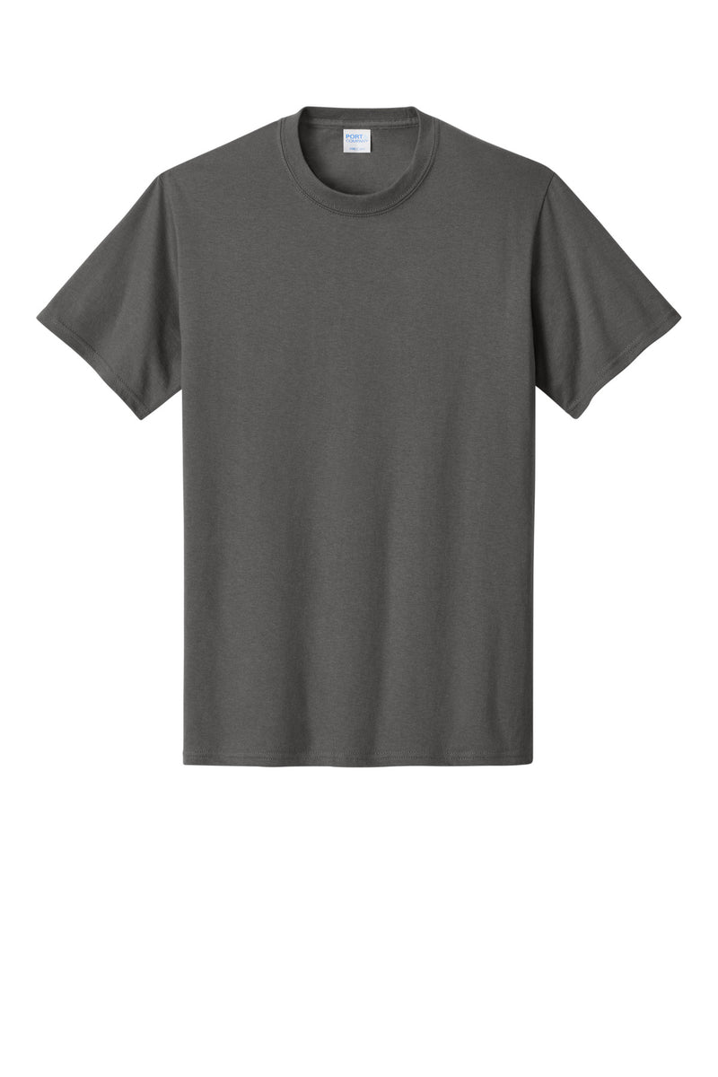 Port & Co Core Cotton Tee - Charcoal