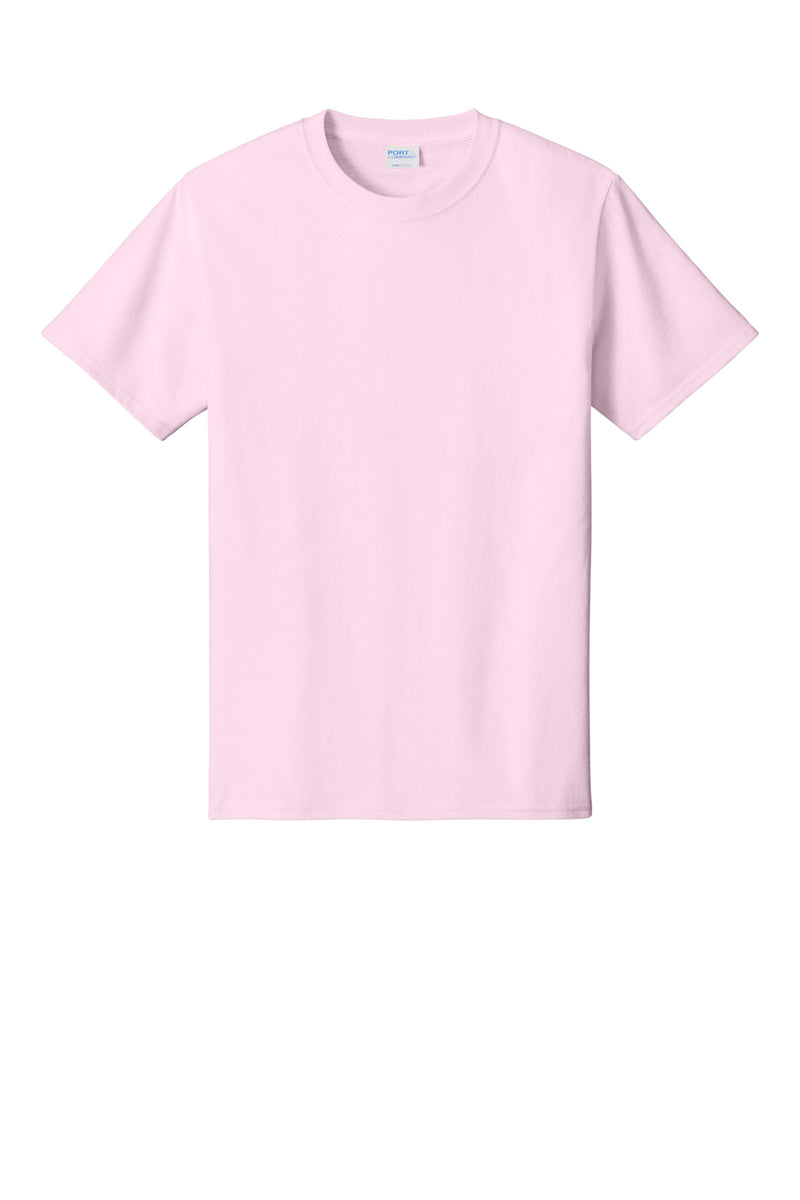 Port & Co Core Cotton Tee - Cherry Blossom