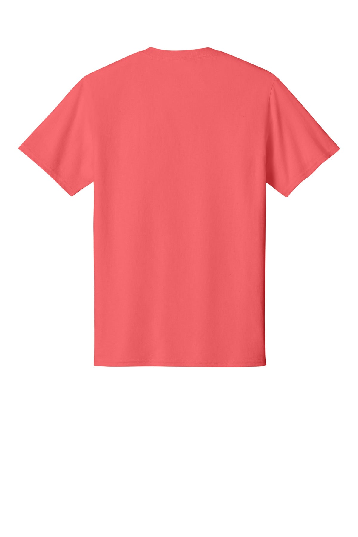 Port & Co Core Cotton Tee - Coral