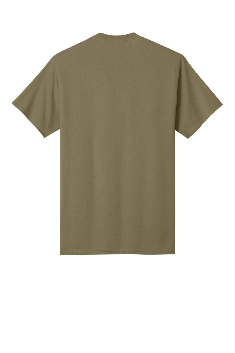 Port & Co Core Cotton Tee - Coyote Brown