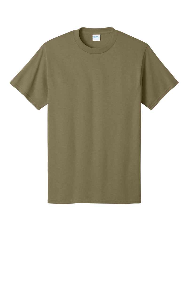 Port & Co Core Cotton Tee - Coyote Brown