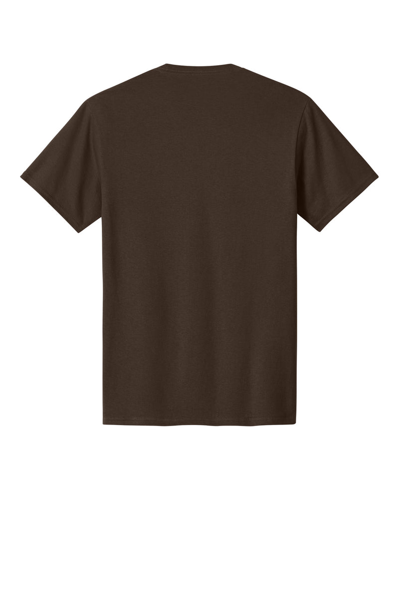 Port & Co Core Cotton Tee - Dark Chocolate Brown