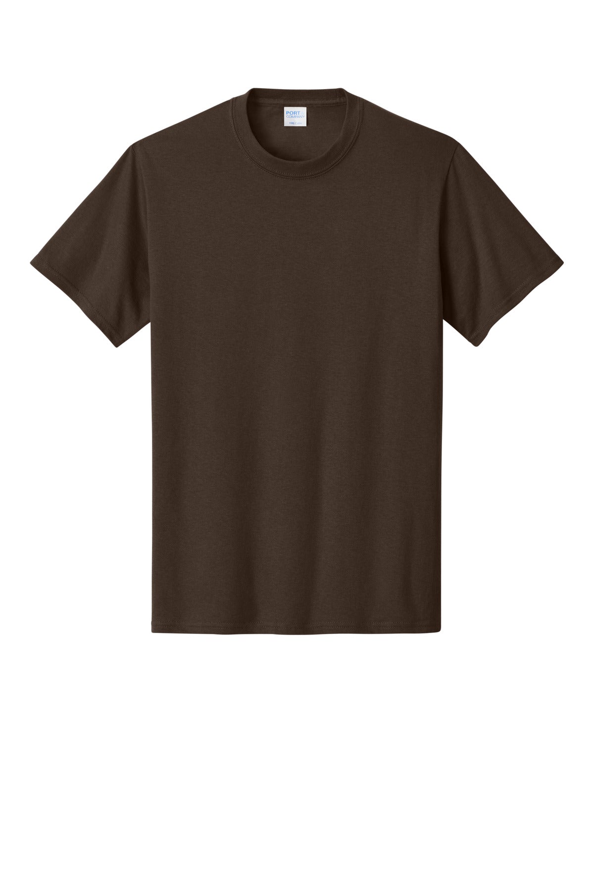 Port & Co Core Cotton Tee - Dark Chocolate Brown