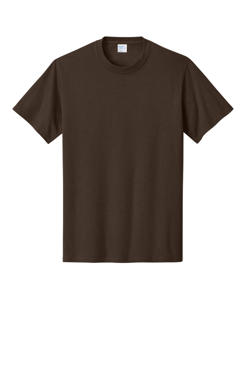 Port & Co Core Cotton Tee - Dark Chocolate Brown