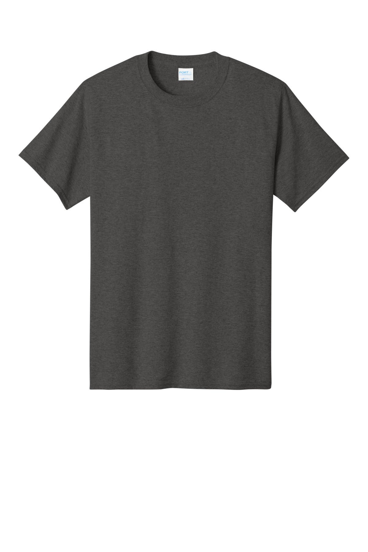 Port & Co Core Cotton Tee - Dark Heather Grey