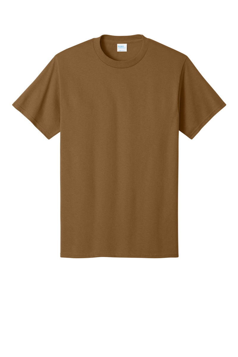 Port & Co Core Cotton Tee - Duck Brown