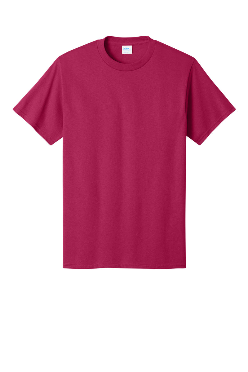 Port & Co Core Cotton Tee - Flush Pink