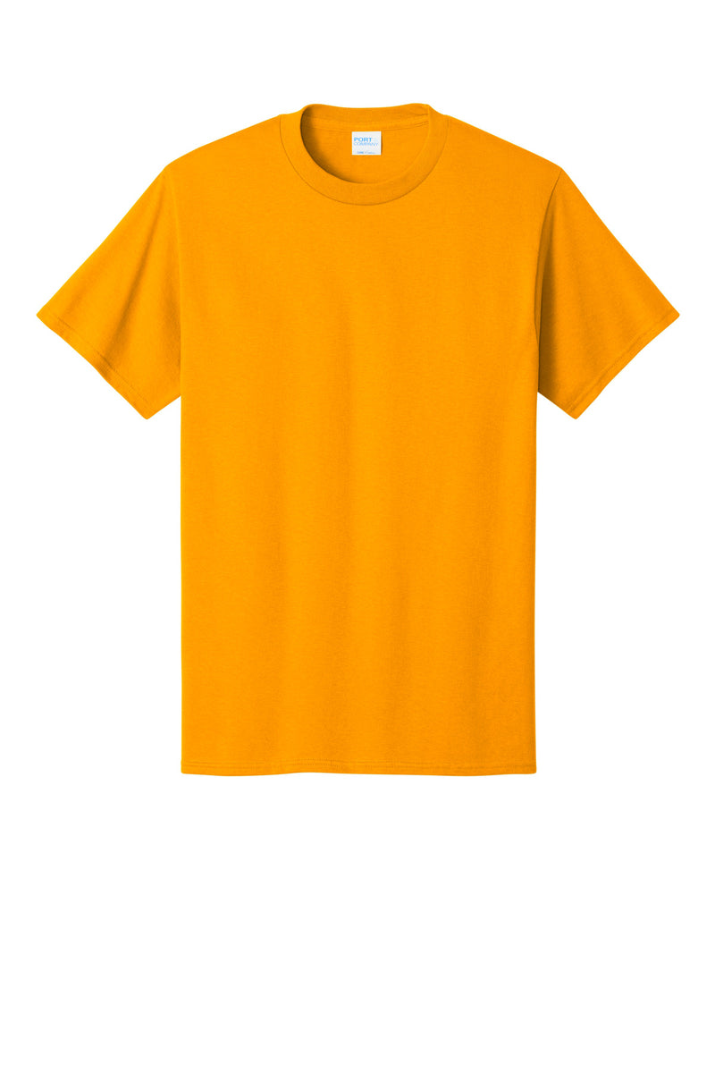 Port & Co Core Cotton Tee - Gold