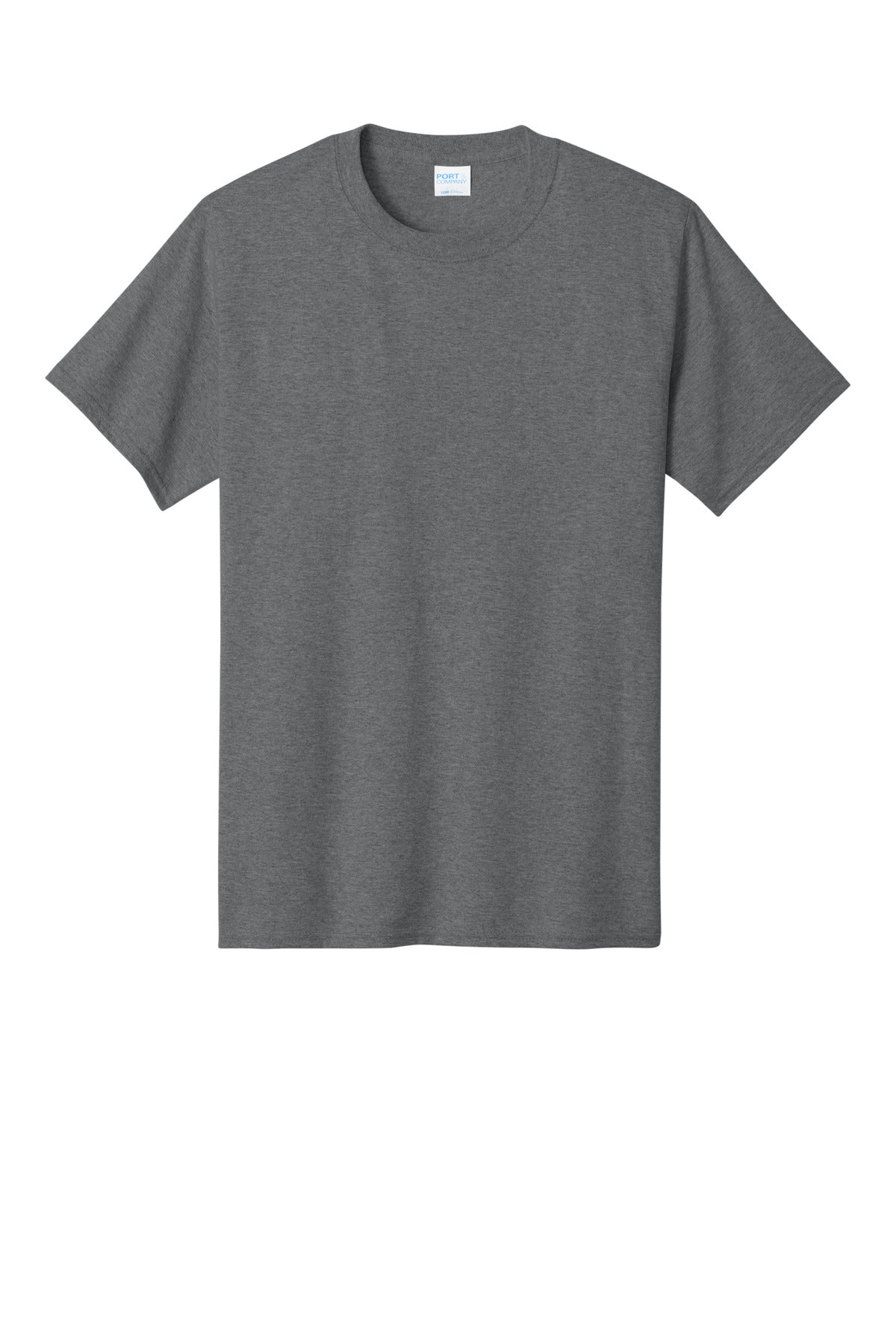 Port & Co Core Cotton Tee - Graphite Heather