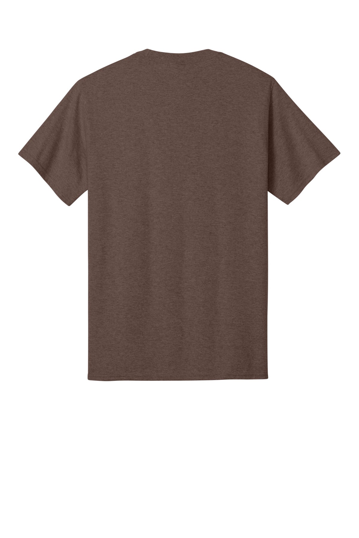 Port & Co Core Cotton Tee - Heather Dark Chocolate Brown