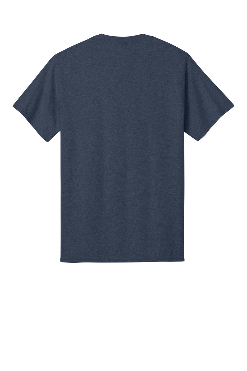 Port & Co Core Cotton Tee - Heather Navy