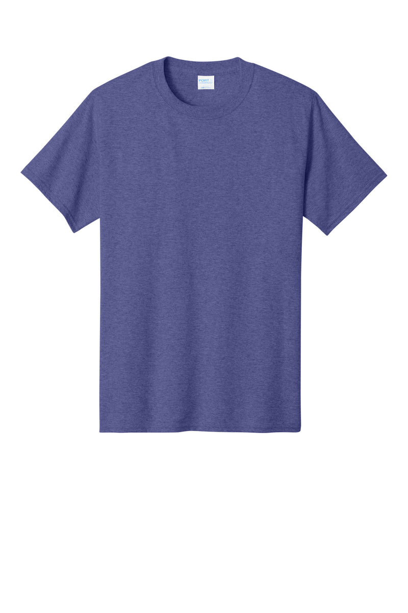 Port & Co Core Cotton Tee - Heather Purple
