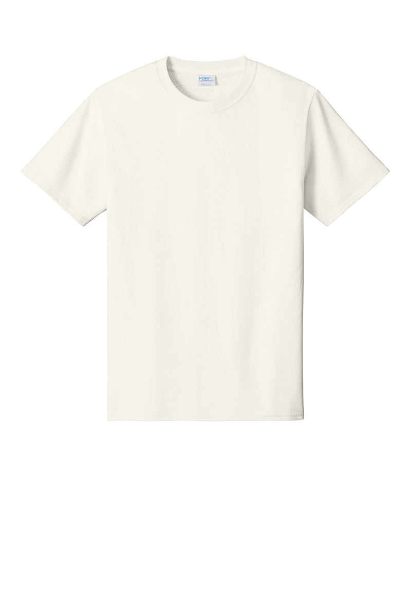 Port & Co Core Cotton Tee - Ivory