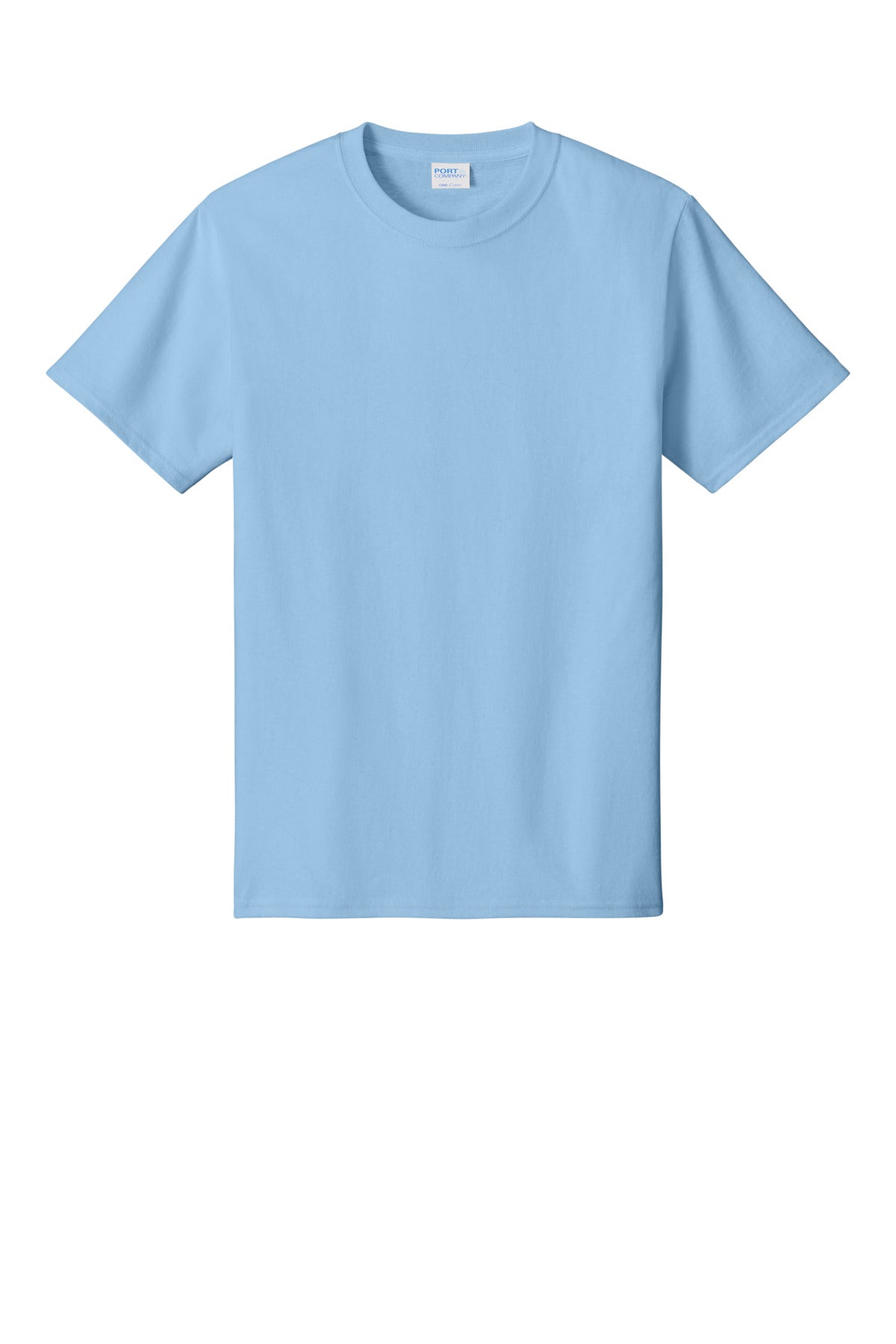 Port & Co Core Cotton Tee - Light Blue