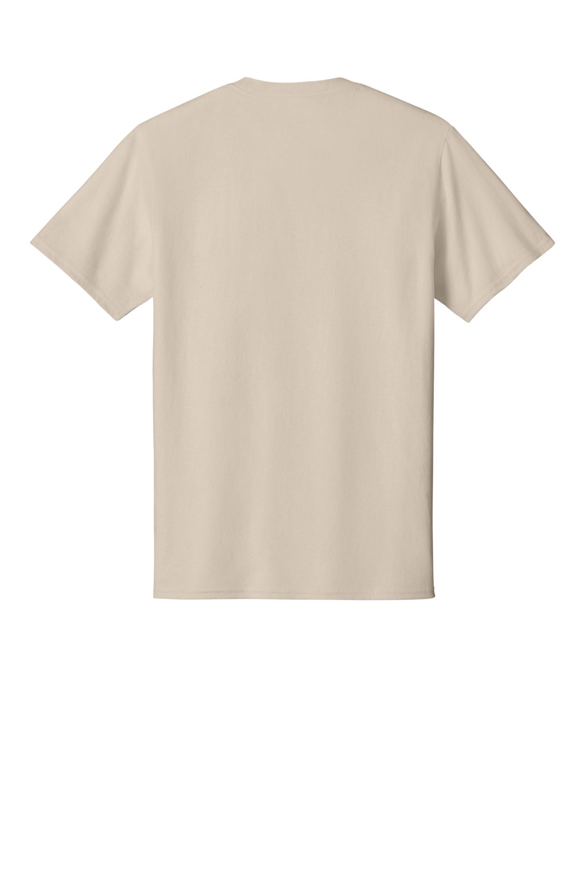 Port & Co Core Cotton Tee - Light Sand