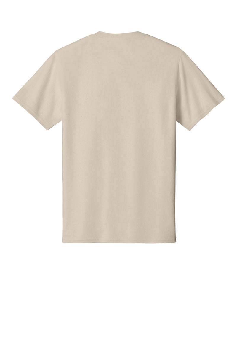 Port & Co Core Cotton Tee - Light Sand