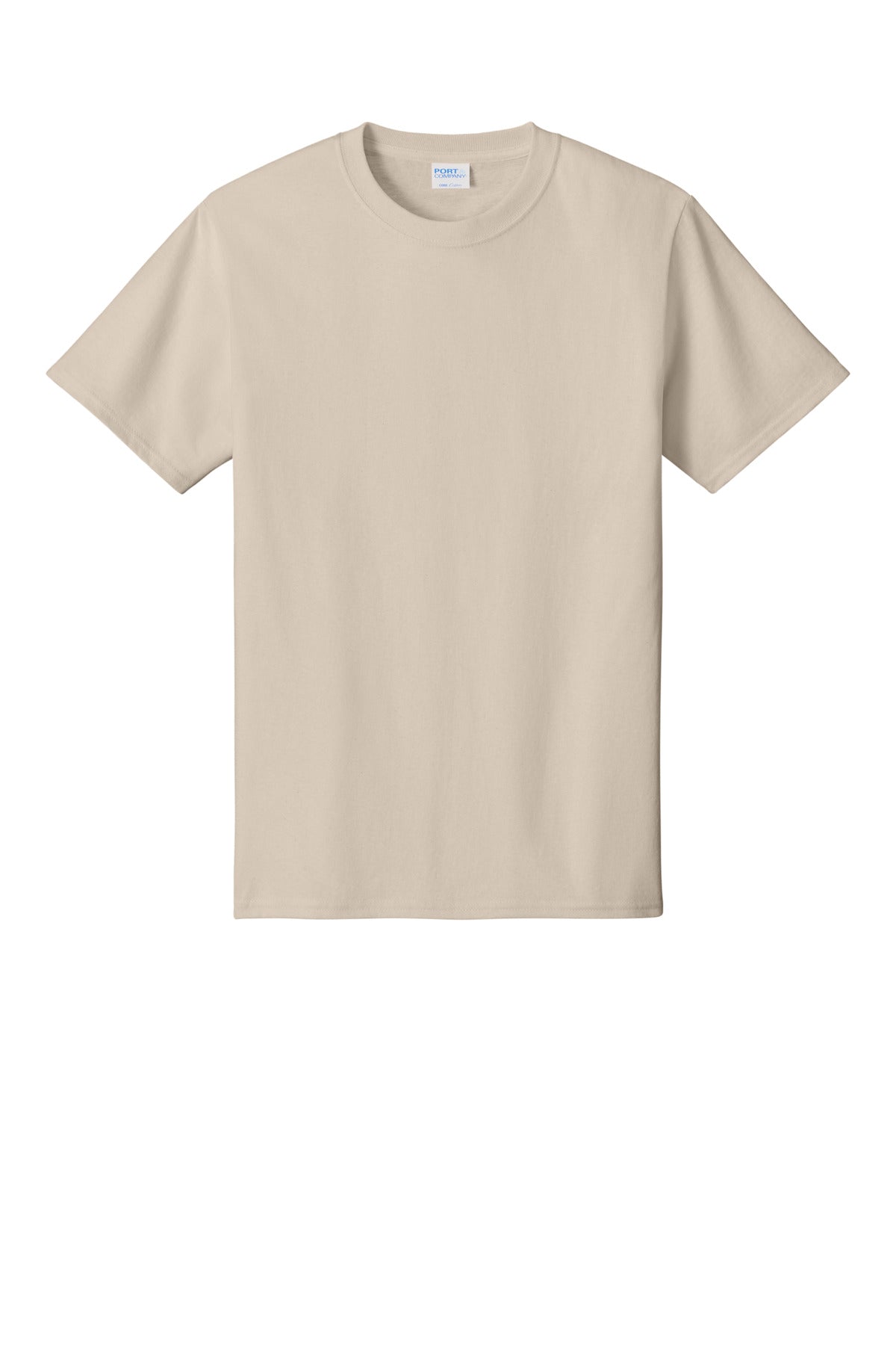 Port & Co Core Cotton Tee - Light Sand