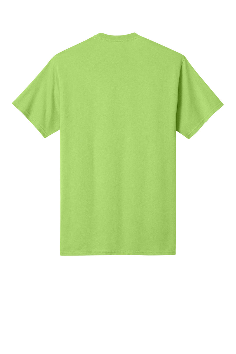 Port & Co Core Cotton Tee - Lime