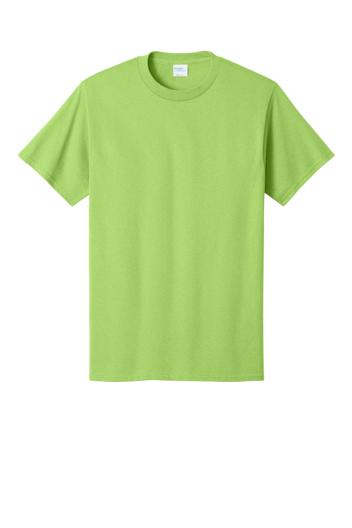 Port & Co Core Cotton Tee - Lime