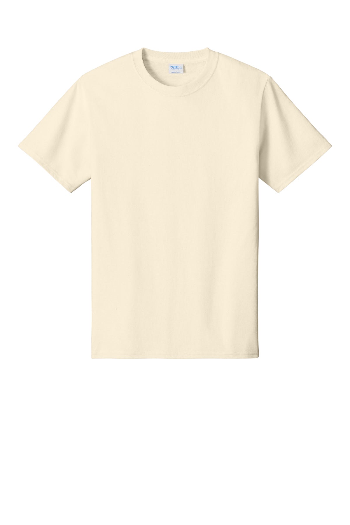 Port & Co Core Cotton Tee - Natural