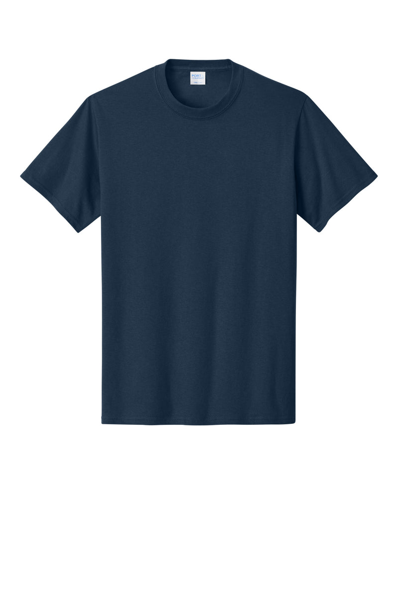 Port & Co Core Cotton Tee - Navy