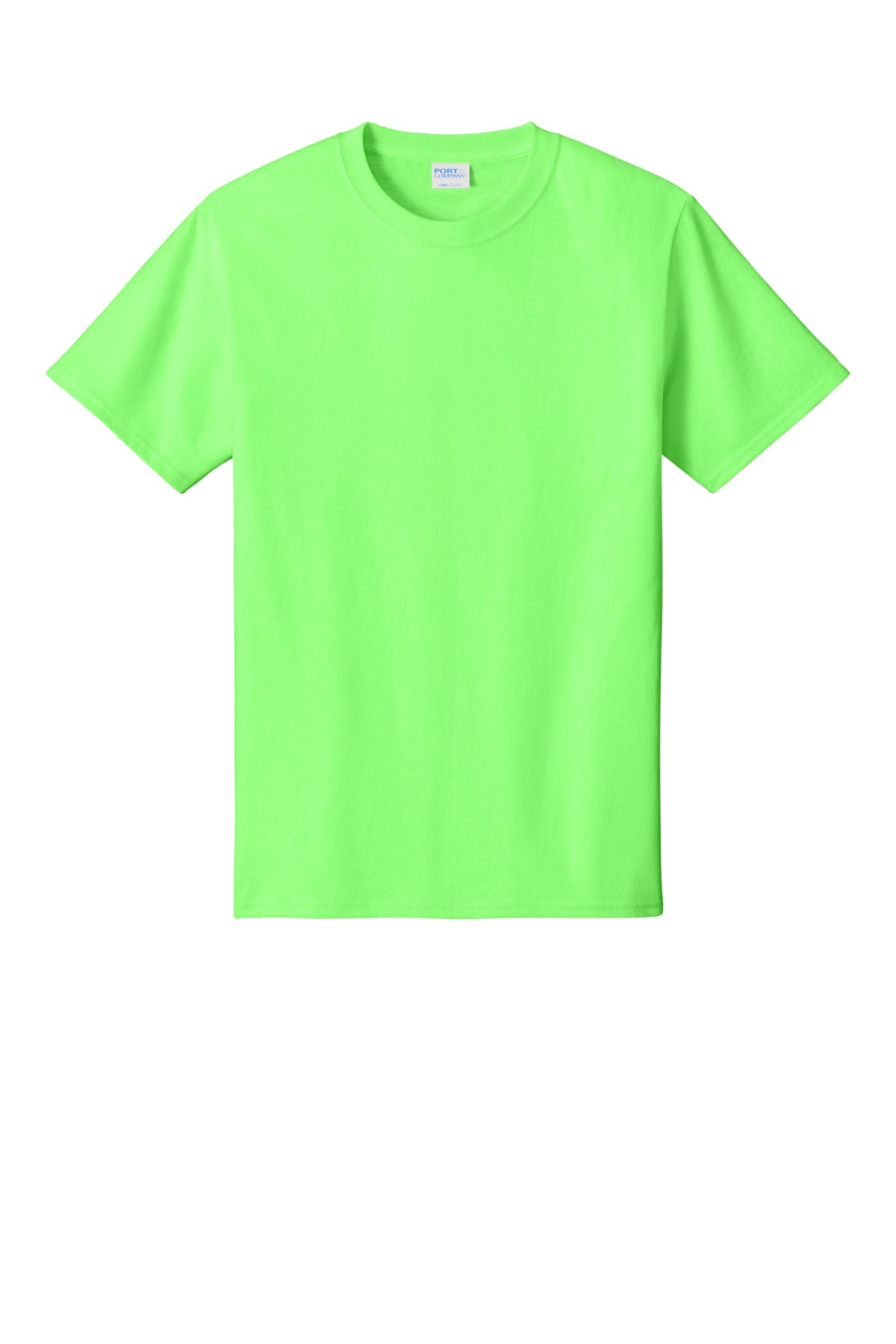 Port & Co Core Cotton Tee - Neon Green