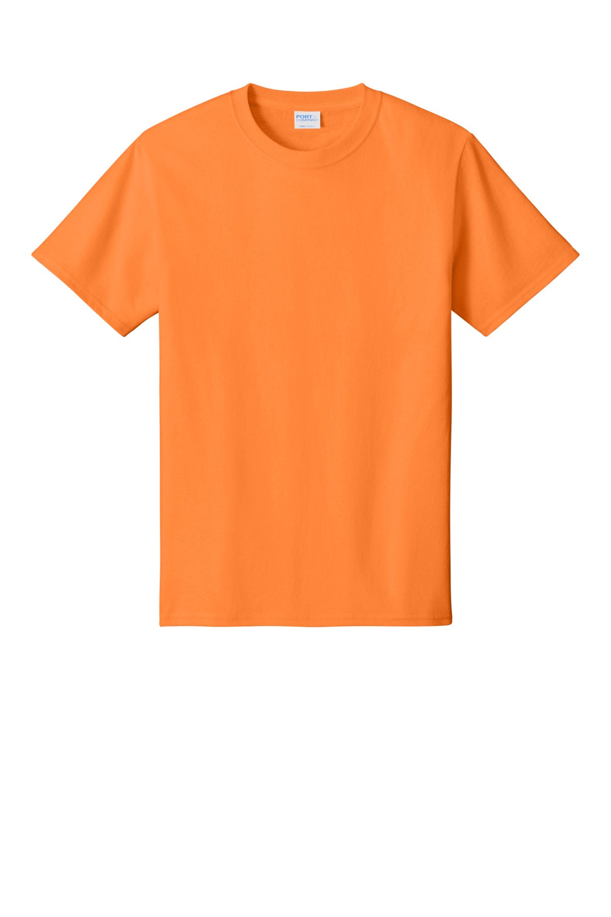 Port & Co Core Cotton Tee - Neon Orange