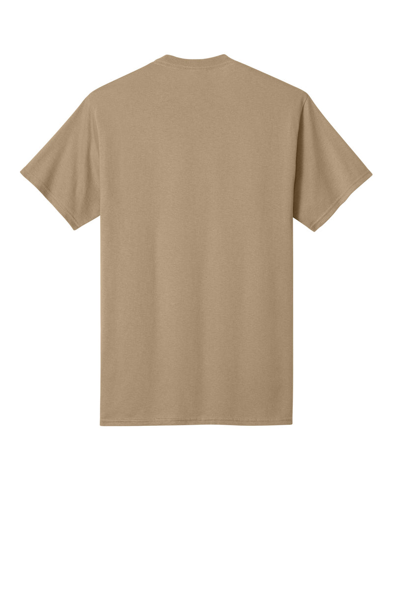 Port & Co Core Cotton Tee - Sand