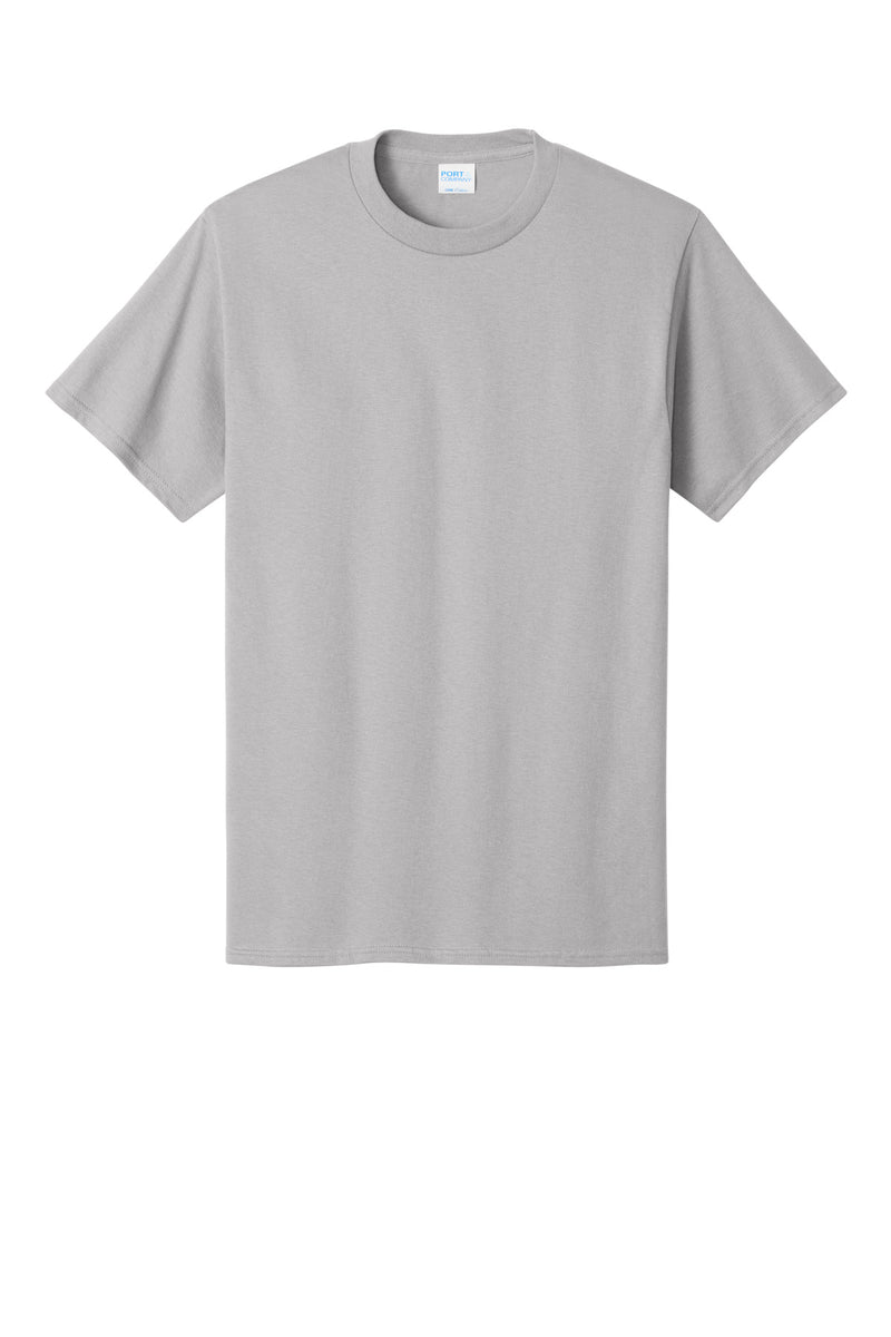 Port & Co Core Cotton Tee - Silver