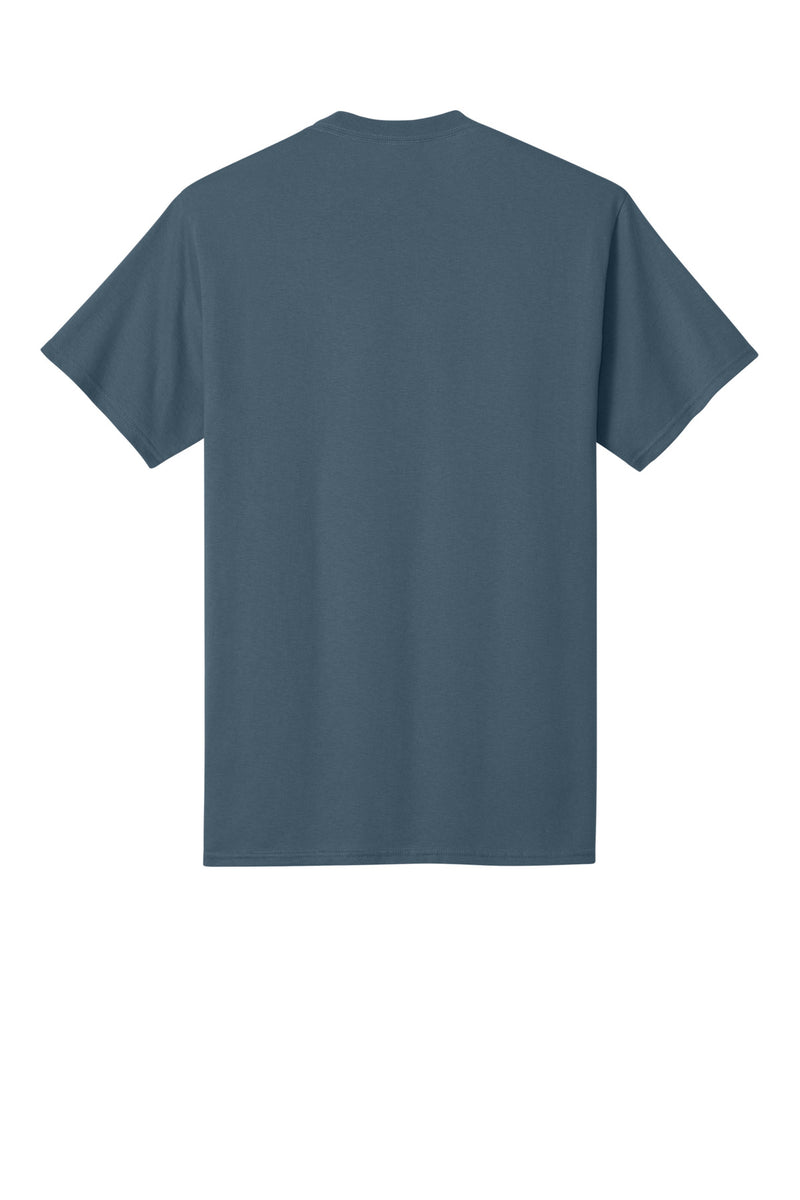 Port & Co Core Cotton Tee - Steel Blue